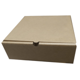 Kraft Paper Box Brown Corrugated Carton  260 x 260 x 90mm (10Pc Pack)