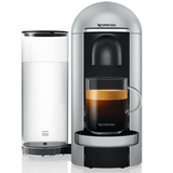 Nespresso - Vertuo Plus Coffee Machine, Silver Deluxe, GCB2-GB-SI-NE1