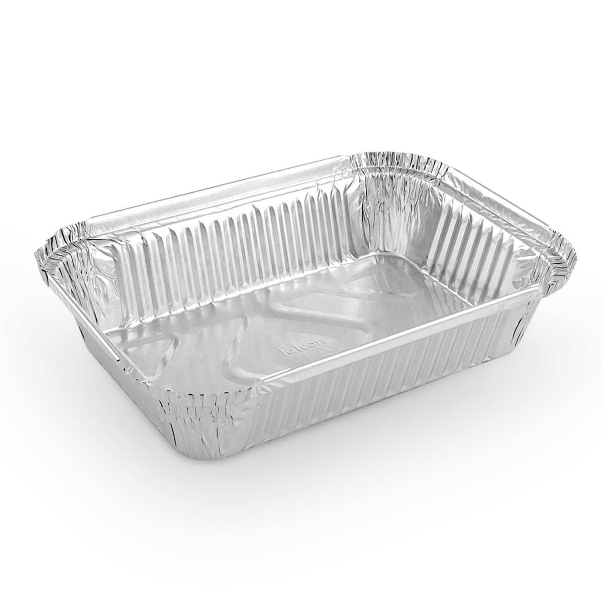 Aluminum Container With Lid (12 Pieces ) 21x15x5 cms