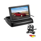 Dashboard Foldable Monitor And Reverse Parking Camera