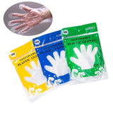 Eco-friendly Disposable Gloves One-off Plastic Gloves 100Pcs/Pack