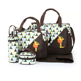5pcs Baby Diaper Bags - Giraffe Design - SnapZapp