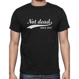 Not Dead Since 1957 60th Birthday  - Casual 160Gsm Round Neck T Shirts