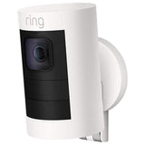 Ring - Stick Up HD Security Camera With Battery - White