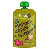 Organic  Spinach Apples + Swedes  (7X120g) - Ella's Kitchen