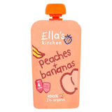 Organic Peaches + Bananas  (7X120g) - Ella's Kitchen