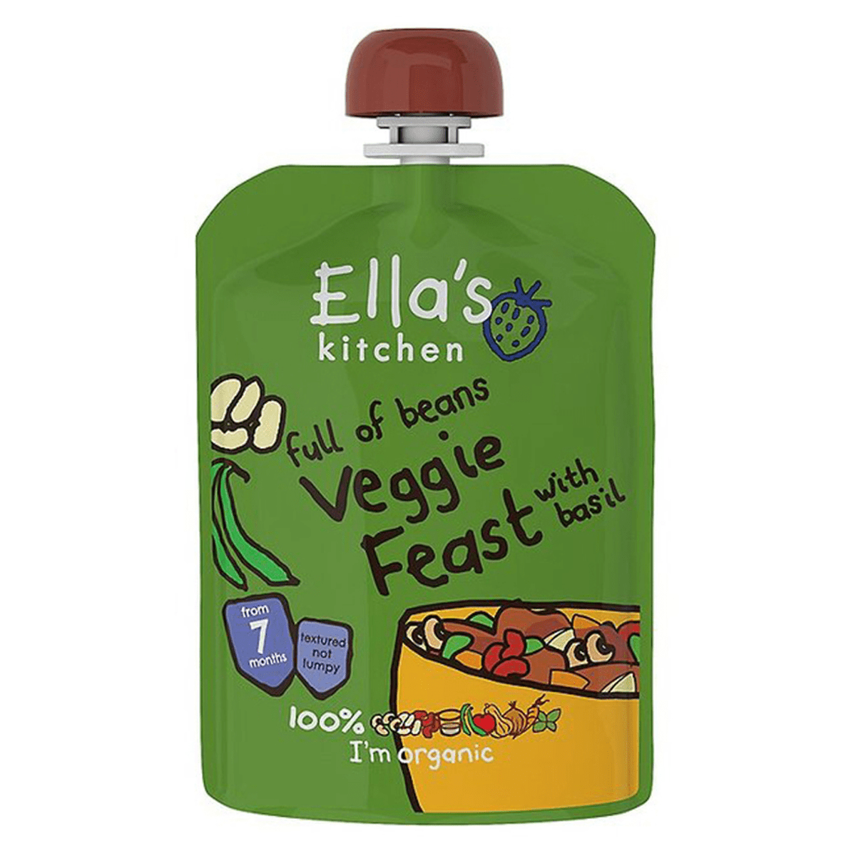 Organic  Four Bean Feast (6X130g) - Ella's Kitchen