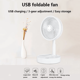 Foldable Portable Adjustable Speed Electric Cooling Table Fan 7200mah - Jia Hao