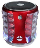 Mini Portable Colorful Flashing Wireless Bluetooth Speaker (T-2096A) ̴̐ Red