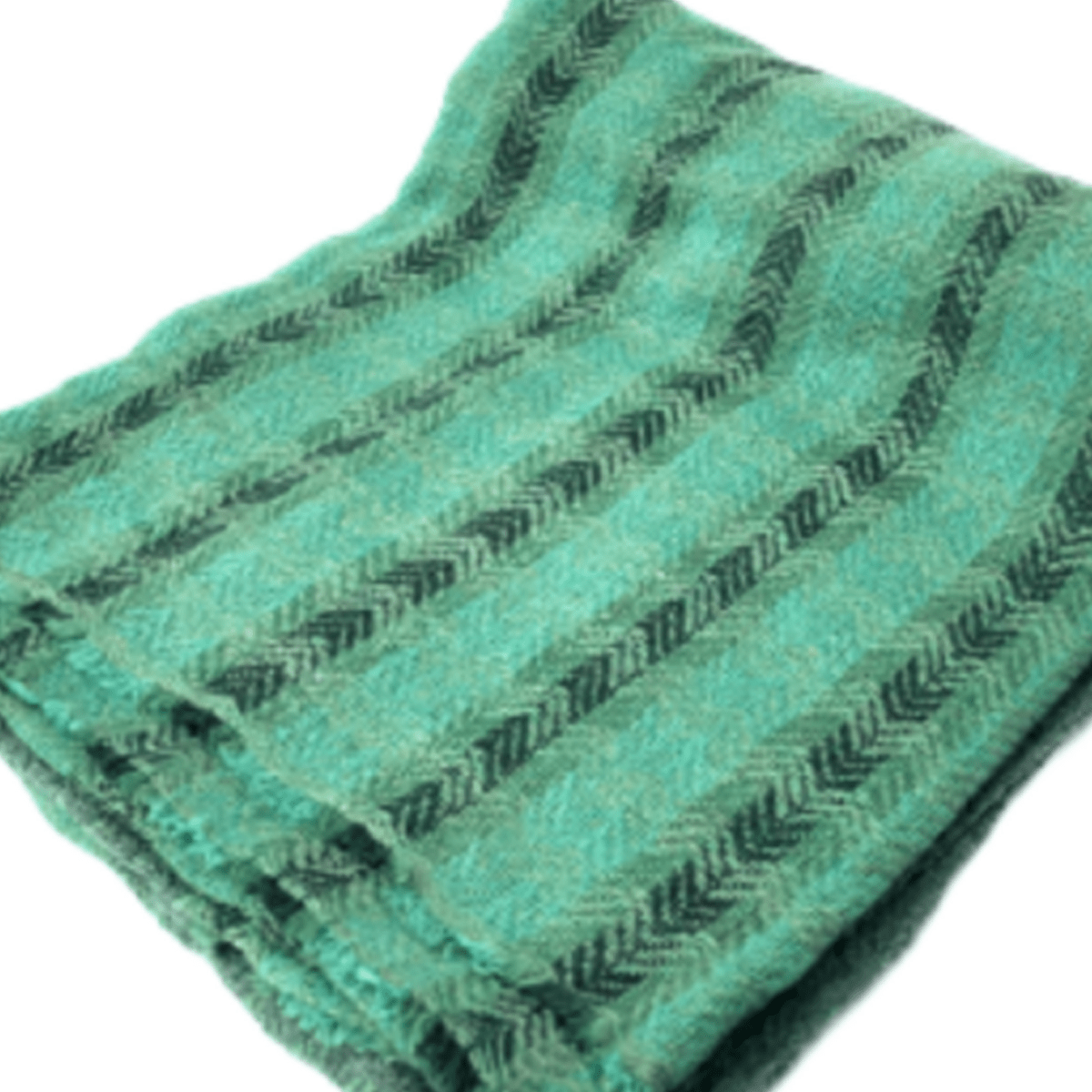 Camel Wool Fine Luxury Shawl – Green