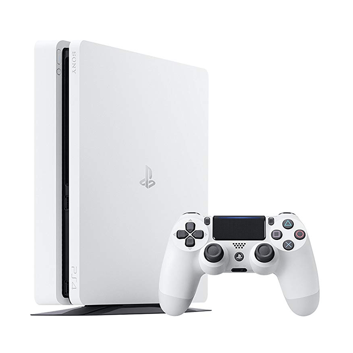 Sony PlayStation 4 Slim - 500GB, 1 Controller, Glacier White