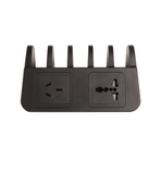 LVSUN 60W 5-port desktop high speed usb charger with 2 universal sockets