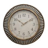 AW19 Lexie Wall Clock Antique Silver 16inch L1583