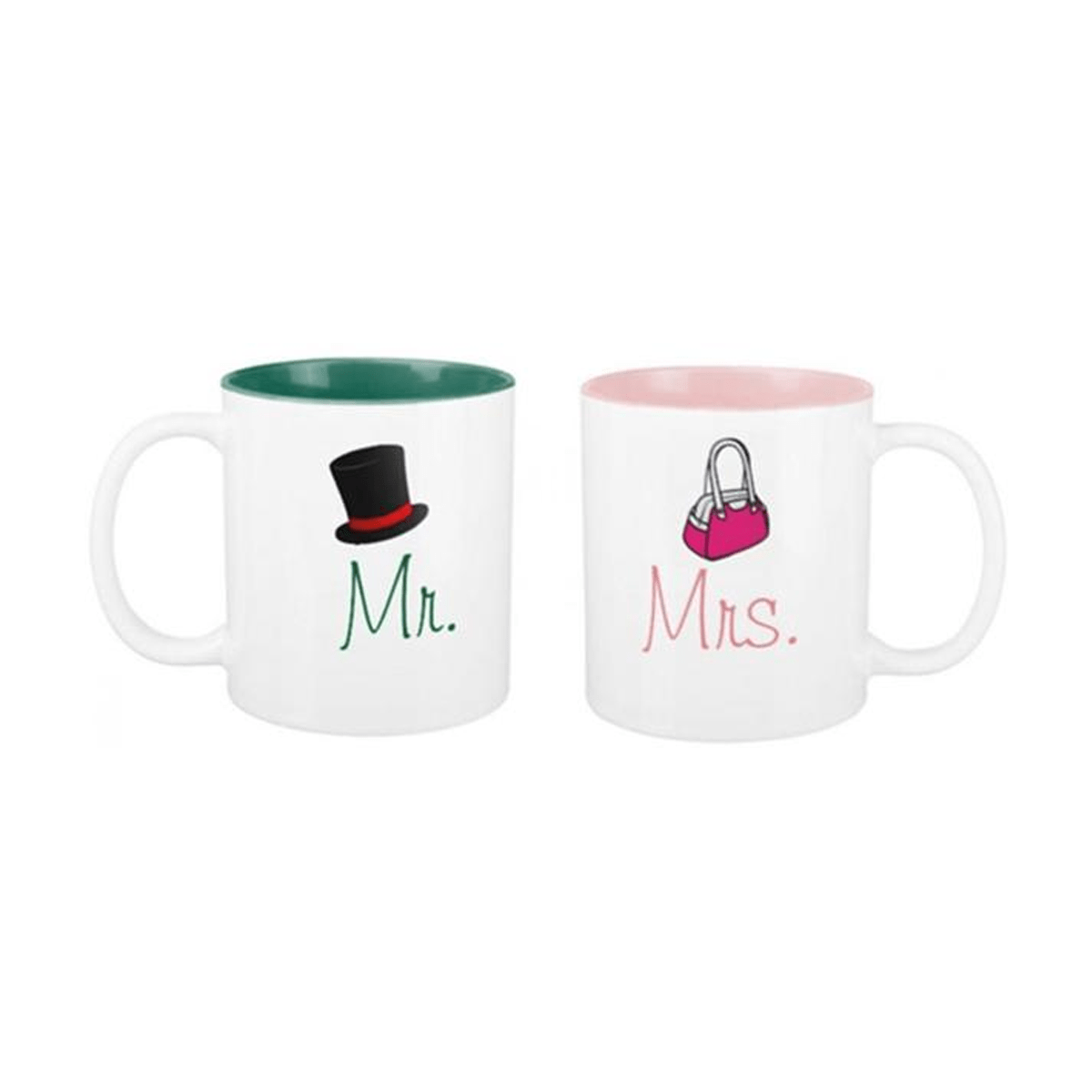 Mr & Mrs Two-tone Couple 11oz coffee  Mugs