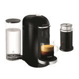Nespresso - Vertuo Plus Coffee Machine & Aero Black, Black Deluxe, GCB2-BU-SI