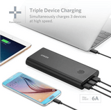 Anker PowerCore 26800  Portable Charger with USB Wall Charger & QC2.00 - Black - SquareDubai