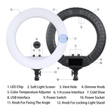 RL-18, Selfie Ring light and Photographic lamp - 18 inch - SnapZapp