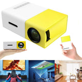 YG-300 LCD LED Projector 400-600 Lumens - Yellow