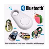 4in1 Bluetooth Anti-Loss Key/Cell/Kids/Pets Finder Tracker Voice Recording, Selfie Shutter White - SquareDubai