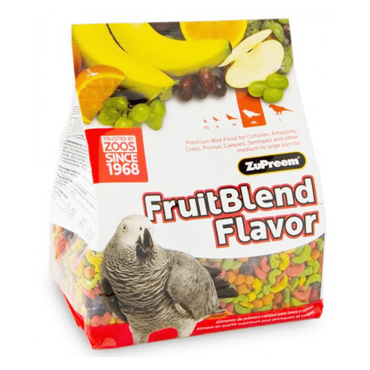 Fruit Blend Flavour Medium and Large Parrot Food 2LB