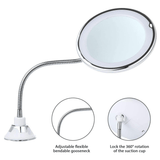 MOGOI 10X Magnifying Makeup Mirror with LED Light