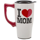 Spoontiques I Love Mom Travel Mug (18 oz)