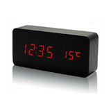Fashion digital  LED wooden clock