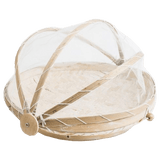 25Cm Food Tray With Retractable White Cover - SquareDubai