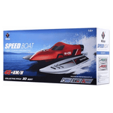Wltoys Speed Boat Remote Control High Speed 45KMH - 2.4GHZ - Rc Boat - Red Color