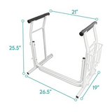 Stand Alone  - Toilet Safety Frame for Handicap & Disabled