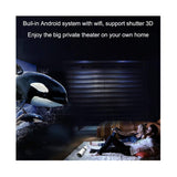 jmgo P2 portable projector 1080p HD home mini projector smart WiFi Office